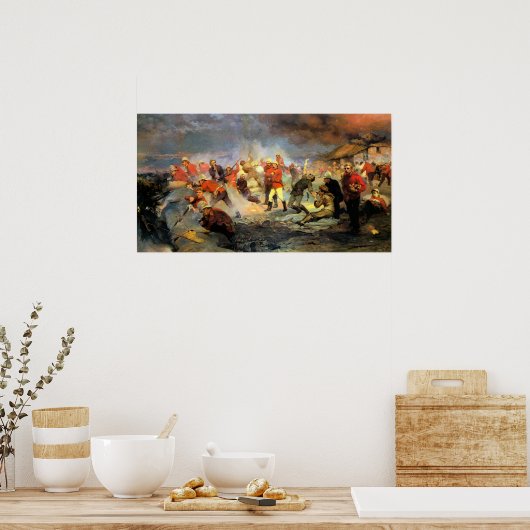 Verdediging van Rorke's Drift Poster (Keuken)