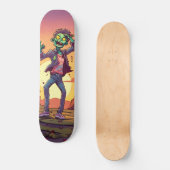 Verdeel de straten met Zombie Style!" Skateboard (Voorkant)