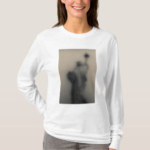 Verdeeld afbeelding van het Vrijheidsbeeld T-shirt