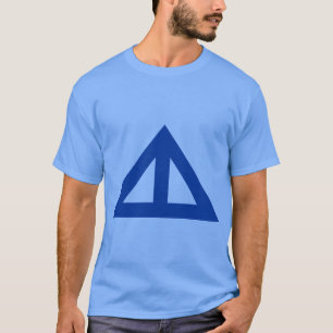 Verdeelde driehoekige Pijl T-shirt