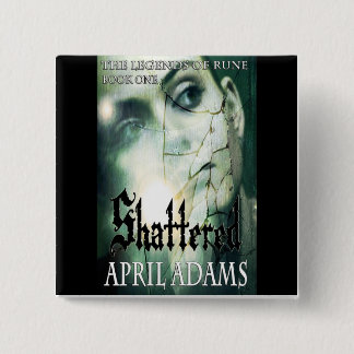 Verdeelde knop vierkante button 5,1 cm