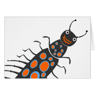 Verdeelt leuke, coole grafische Big Spotty Bug