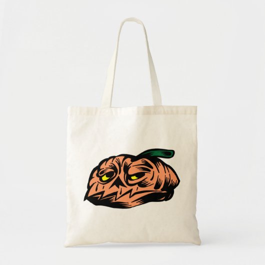 Verdekte Jack-o-lantern pompoen Tote Bag (Voorkant)