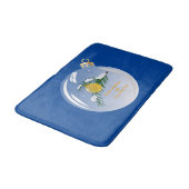 Verdekte kerstbijtak in bauble badmat (Gekanteld)