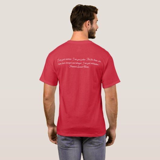 VERDELING TWEE ZIJDE T-shirt (Achterkant volledig)