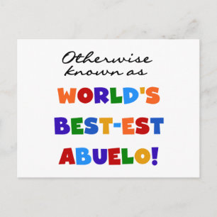 Verder bekend als Best-est Abuelo Briefkaart