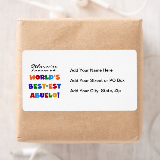 Verder bekend als Best-est Abuelo Etiket (Insitu)