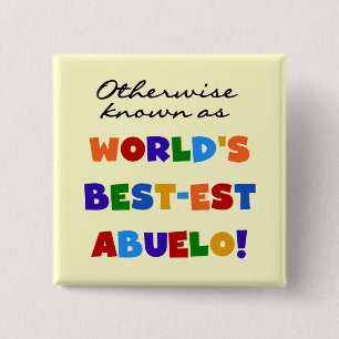 Verder bekend als Best-est Abuelo Gifts Vierkante Button 5,1 Cm