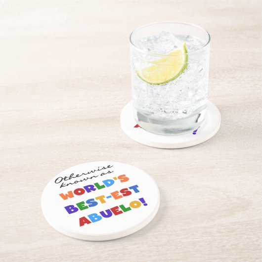 Verder bekend als Best-est Abuelo Gifts Zandsteen Onderzetter (Zijkant)