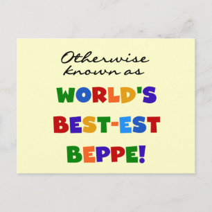 Verder bekend als Best-est Beppe Briefkaart