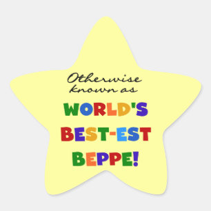 Verder bekend als Best-est Beppe Ster Sticker