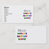 Verder bekend als Best-est Beppe Visitekaartje (Voorkant / Achterkant)