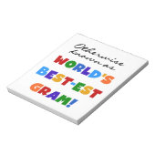 Verder bekend als Best-est Gram Gifts Notitieblok (Gedraaid)