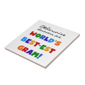 Verder bekend als Best-est Gram Gifts Tegeltje (Zijkant)