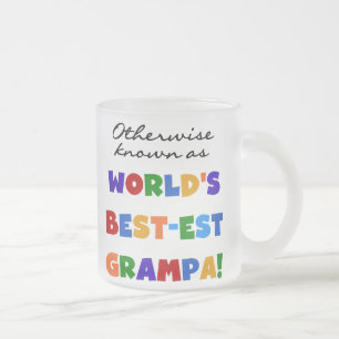 Verder bekend als Best-est Grampa Tshirts Matglas Koffiemok
