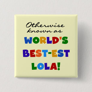 Verder bekend als Best-est Lola Gifts Vierkante Button 5,1 Cm