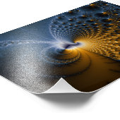 Verder - fractale kunst foto afdruk (Hoek)