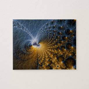 Verder - fractale kunst legpuzzel