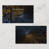 Verder - fractale kunst visitekaartje (Voorkant / Achterkant)