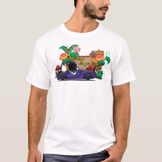 Verder gaan T-shirt (Voorkant)