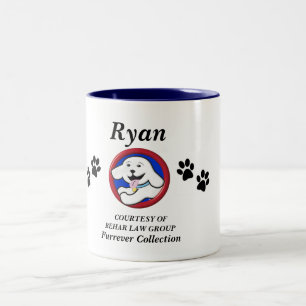 Verder gepersonaliseerde Corporate Coffee Mok: Tweekleurige Koffiemok