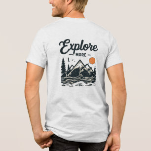 Verder Ontdekken Wandelen Tri-Blend Shirt