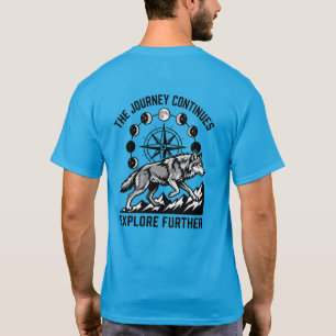 Verder Verkennen Wolf Shirt – Urban Wild Avontuur