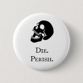 Verderfelijke knop ronde button 5,7 cm (Voorkant)