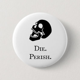 Verderfelijke knop ronde button 5,7 cm