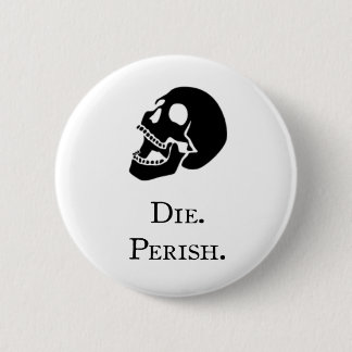 Verderfelijke knop ronde button 5,7 cm