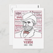 Verdi Briefkaart (Voorkant / Achterkant)