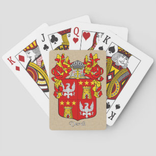 Verdi Heraldic Shield en Mantel Pokerkaarten