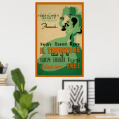 Verdi Il Trovatore 1937 het Poster van WPA (Thuiskantoor)