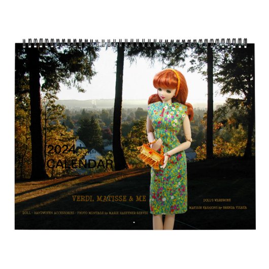 Verdi, Matisse et moi, Calendrier 2024 (Protection)
