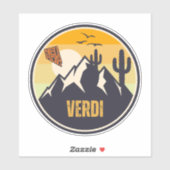 Verdi, Nevada Sticker (Vel)