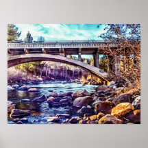 Verdi Truckee rivierbrug