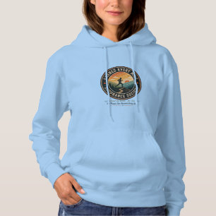 Verdien elke mijl uithoudingsvermogen trail runner hoodie