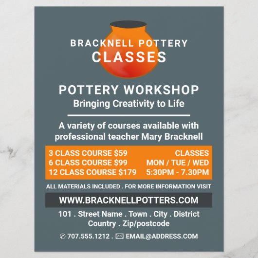 Verdien het Ontwerp van de Pit, de Klassen van de Flyer (Voorkant)