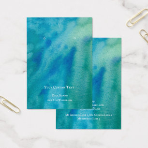 Verdien juwelen-beeldschermkaart, Natuur-kunst in  Visitekaartje