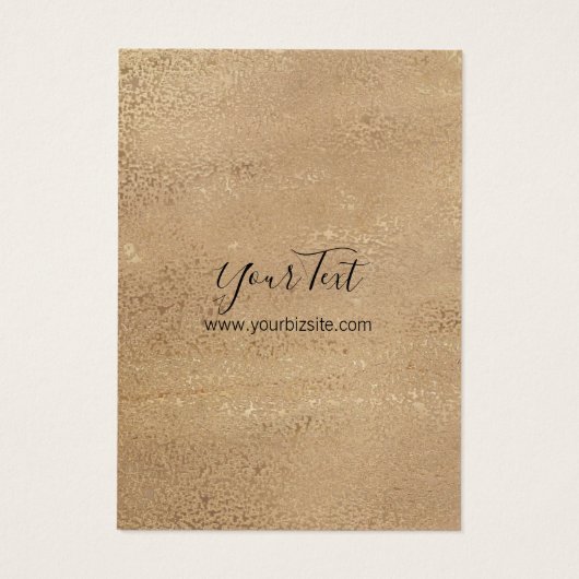 Verdien juwelen Holder Brown Gold Visitekaartje (Achterkant)