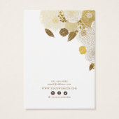 Verdien Kaart voor beeldscherm ・ Gold Sketched Flo (Achterkant)