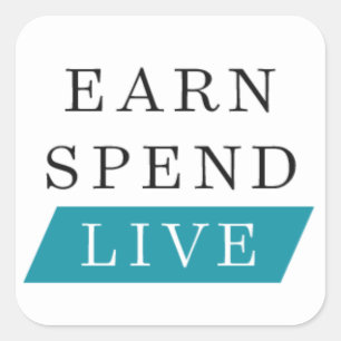 Verdien Live Square Sticker (3 inch)