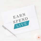 Verdien Live Square Sticker (3 inch) (Envelop)