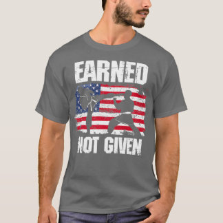 Verdien niet met gemengde martiale kunstgeschenk t-shirt