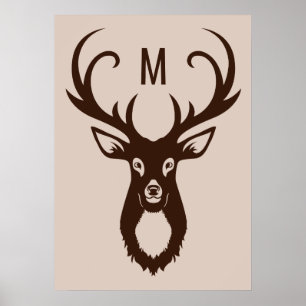 Verdien uw aangepast poster Monogram