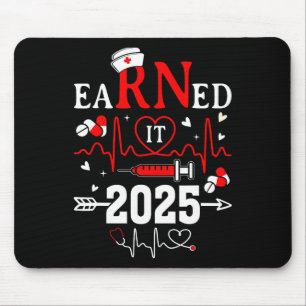 Verdiende IT 2025 voor Nurse Afstuderen of RN LPN Muismat