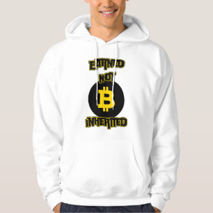 Verdiende niet geërfde™ Bitcoin Crypto Flex Editio Hoodie