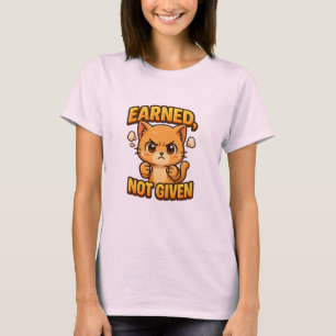 Verdiende niet gegeven Chibi Animal Anime T-shirt