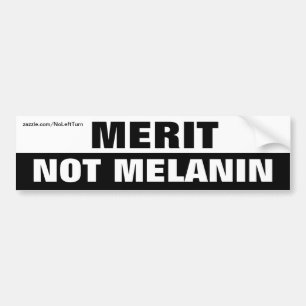 Verdienste Niet Melanine Bumpersticker