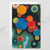 Verdiepte Abstracte olie op Canvas Kandinsky Briefpapier (Voorkant / Achterkant)